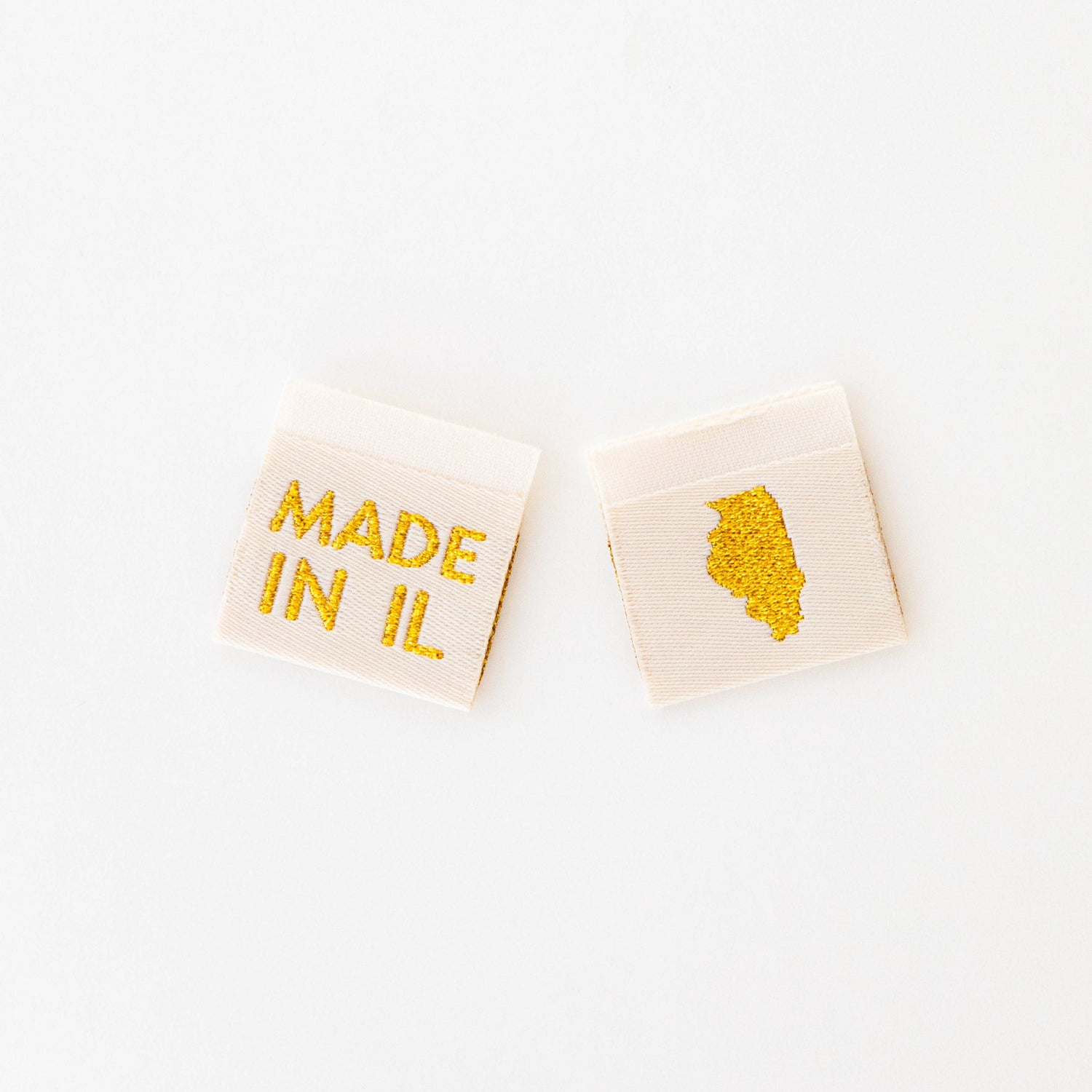 Made in New Hampshire Gold Woven Labels