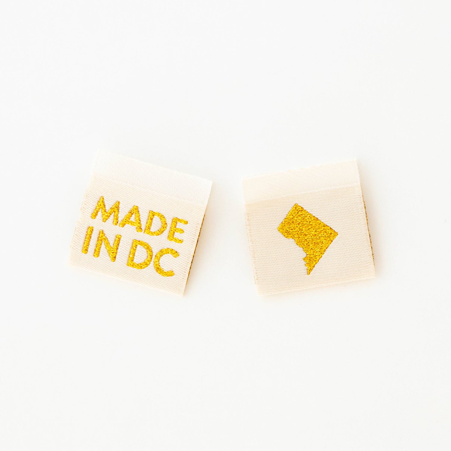 Made in New Hampshire Gold Woven Labels