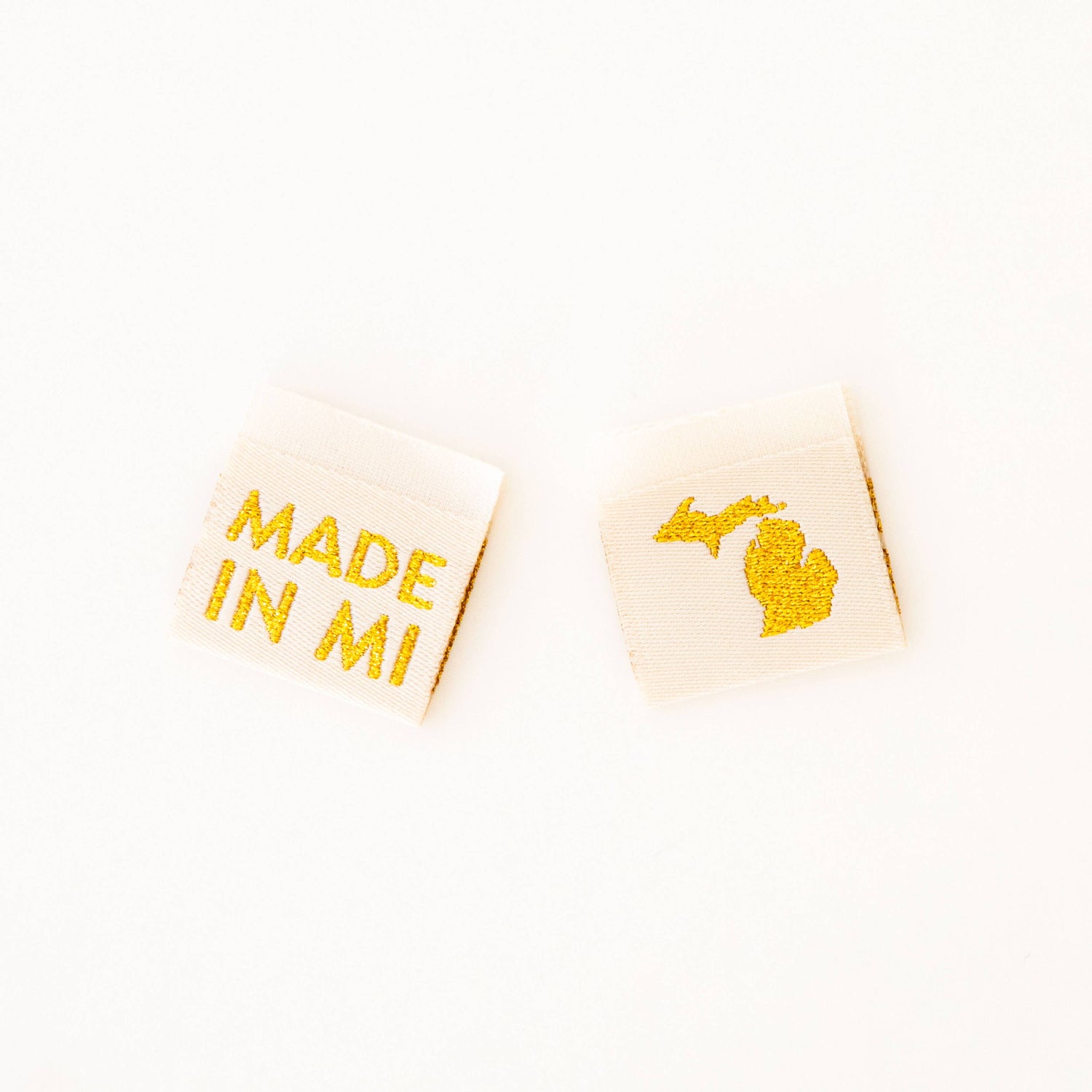 Made in New Hampshire Gold Woven Labels