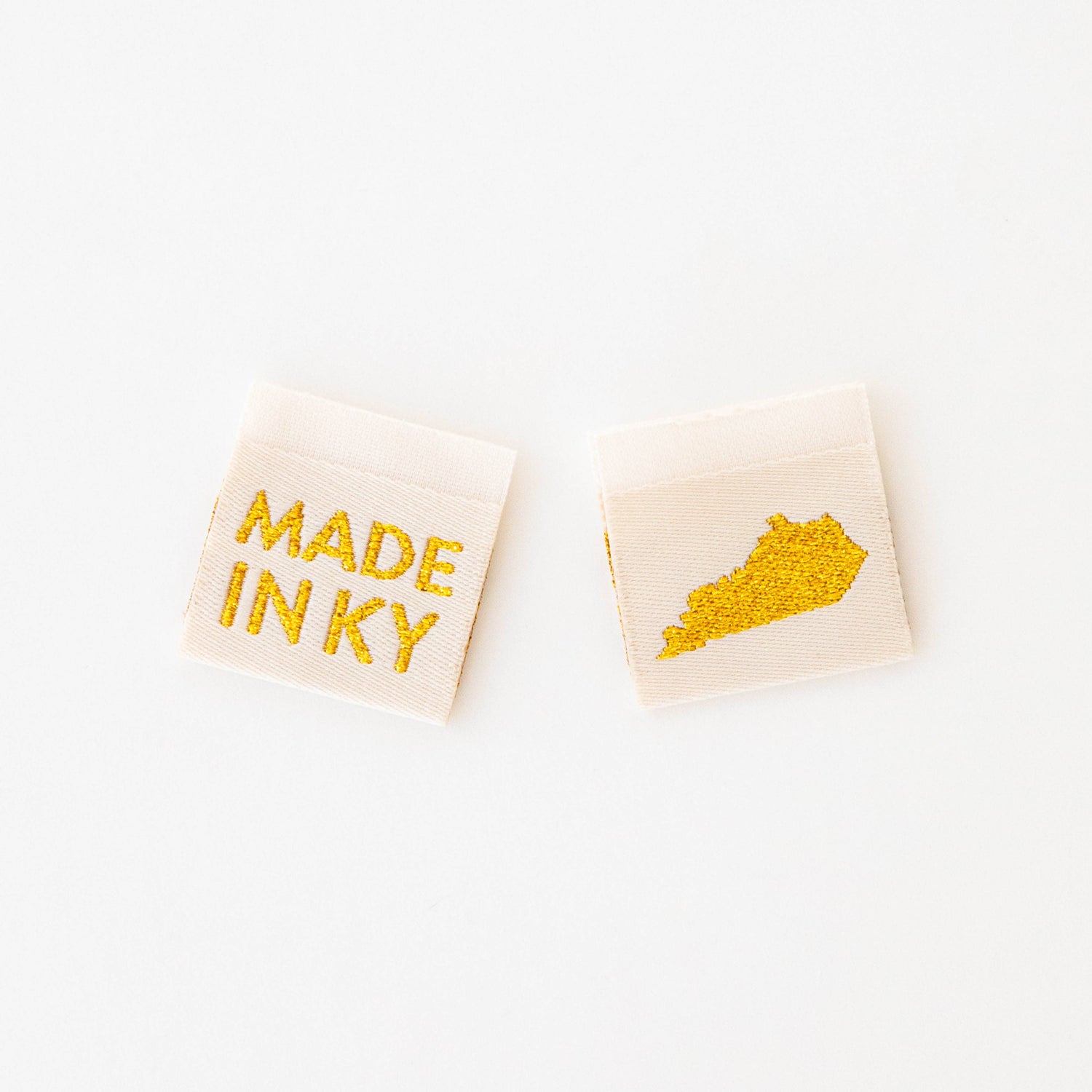Made in New Hampshire Gold Woven Labels