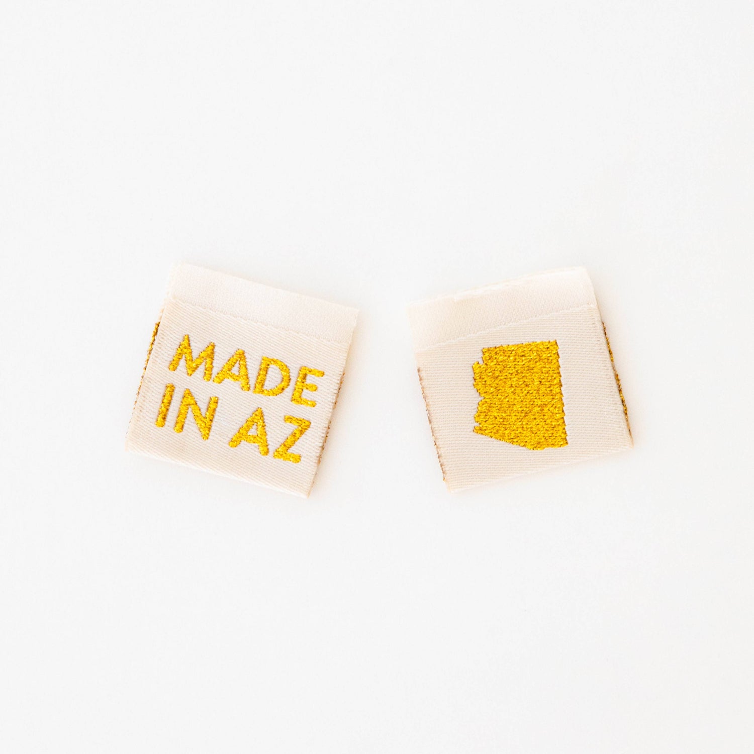 Made in New Hampshire Gold Woven Labels