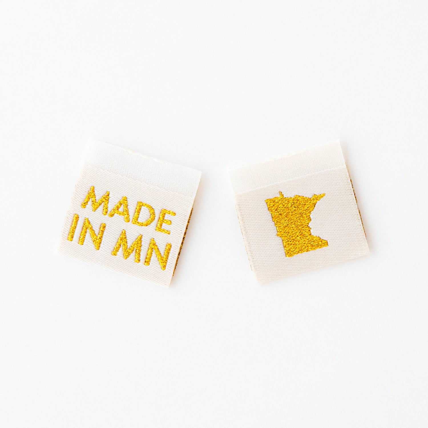 Made in New Hampshire Gold Woven Labels