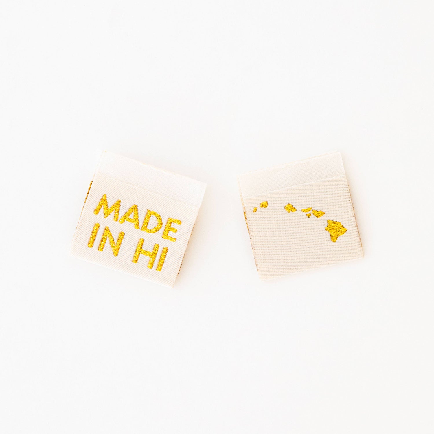 Made in New Hampshire Gold Woven Labels