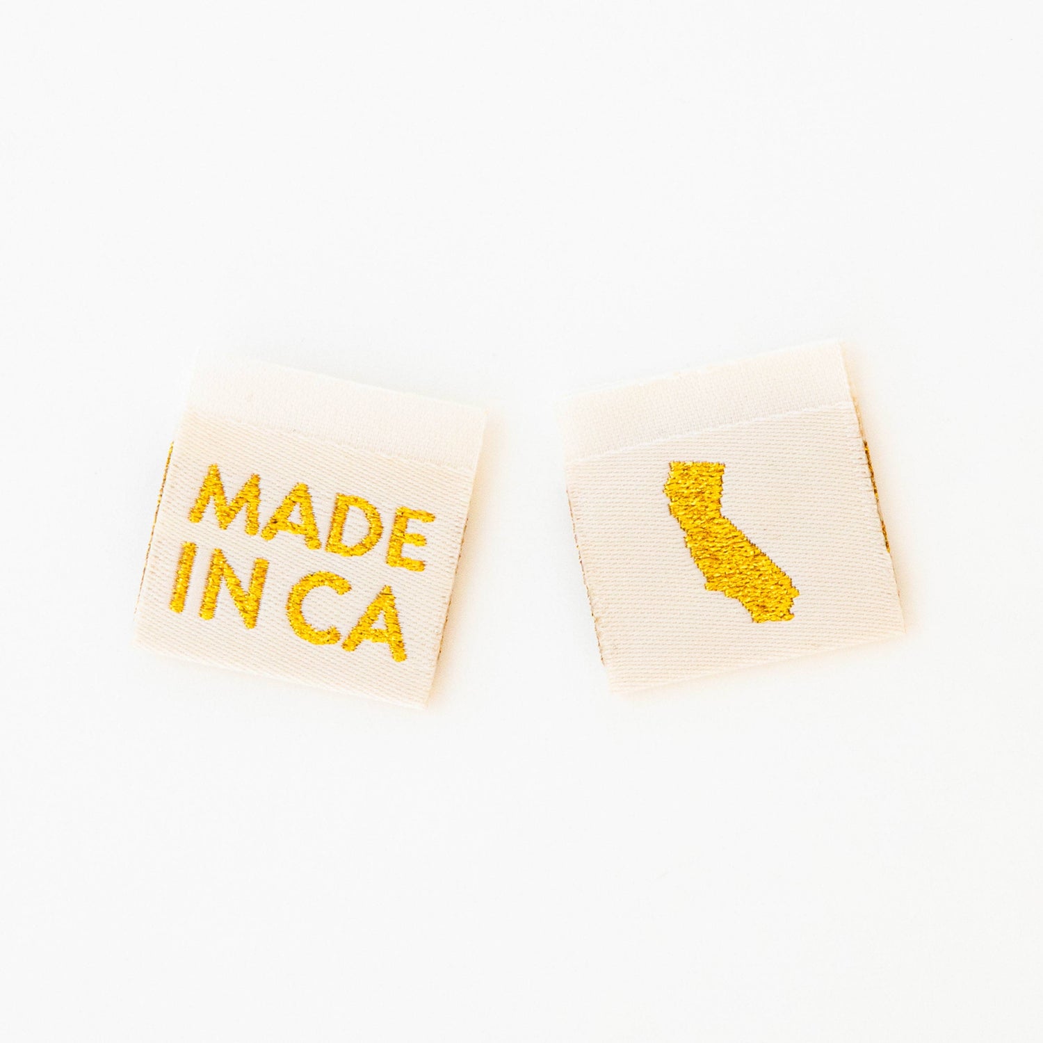 Made in New Hampshire Gold Woven Labels