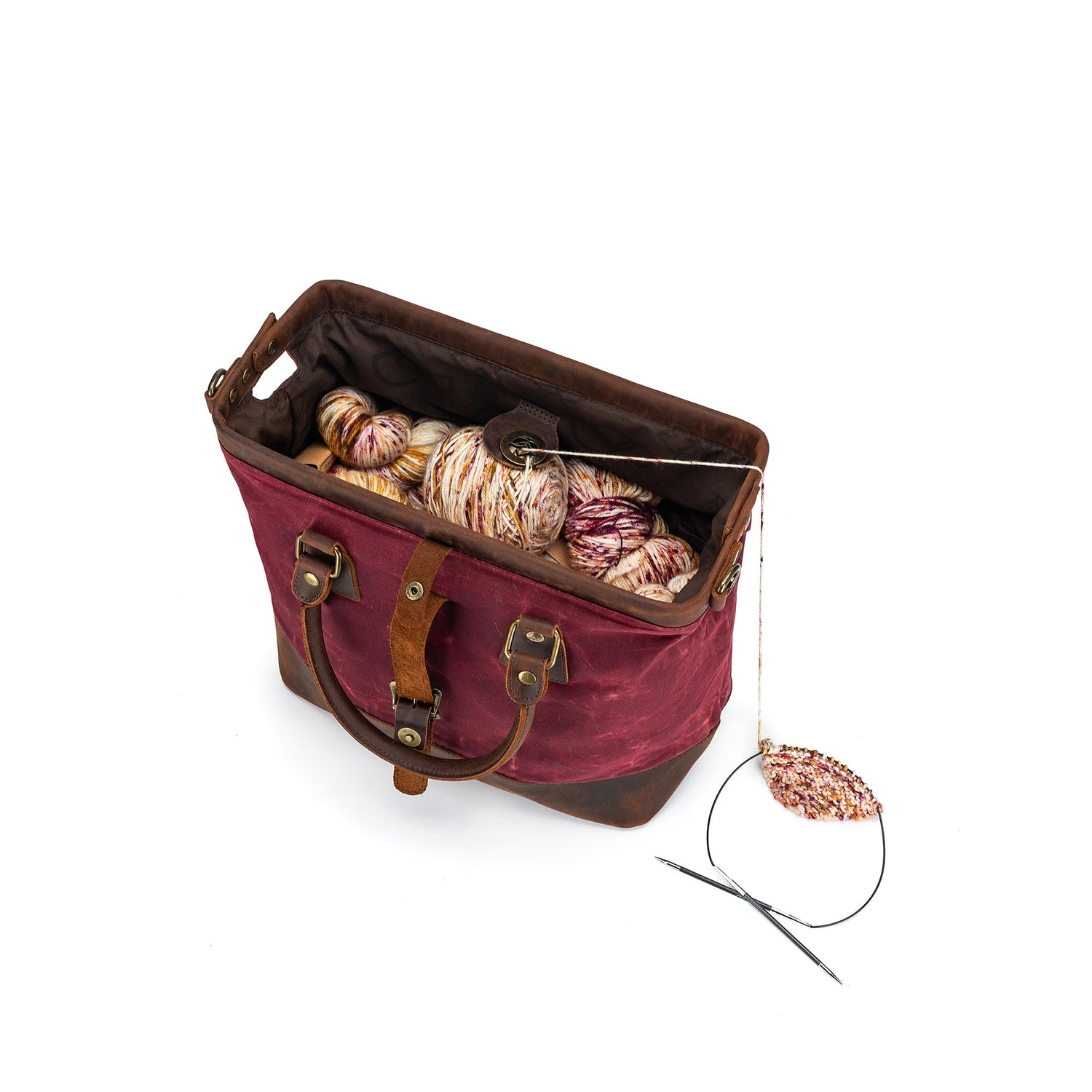Maker's Canvas Satchel | Red