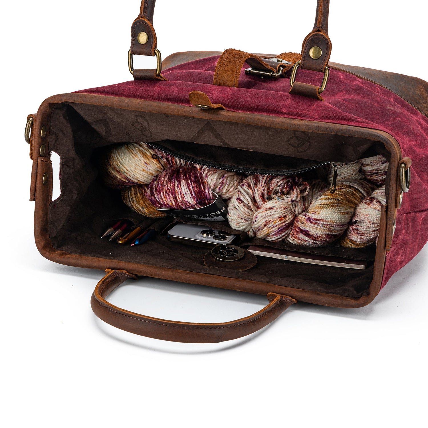 Maker's Canvas Satchel | Red