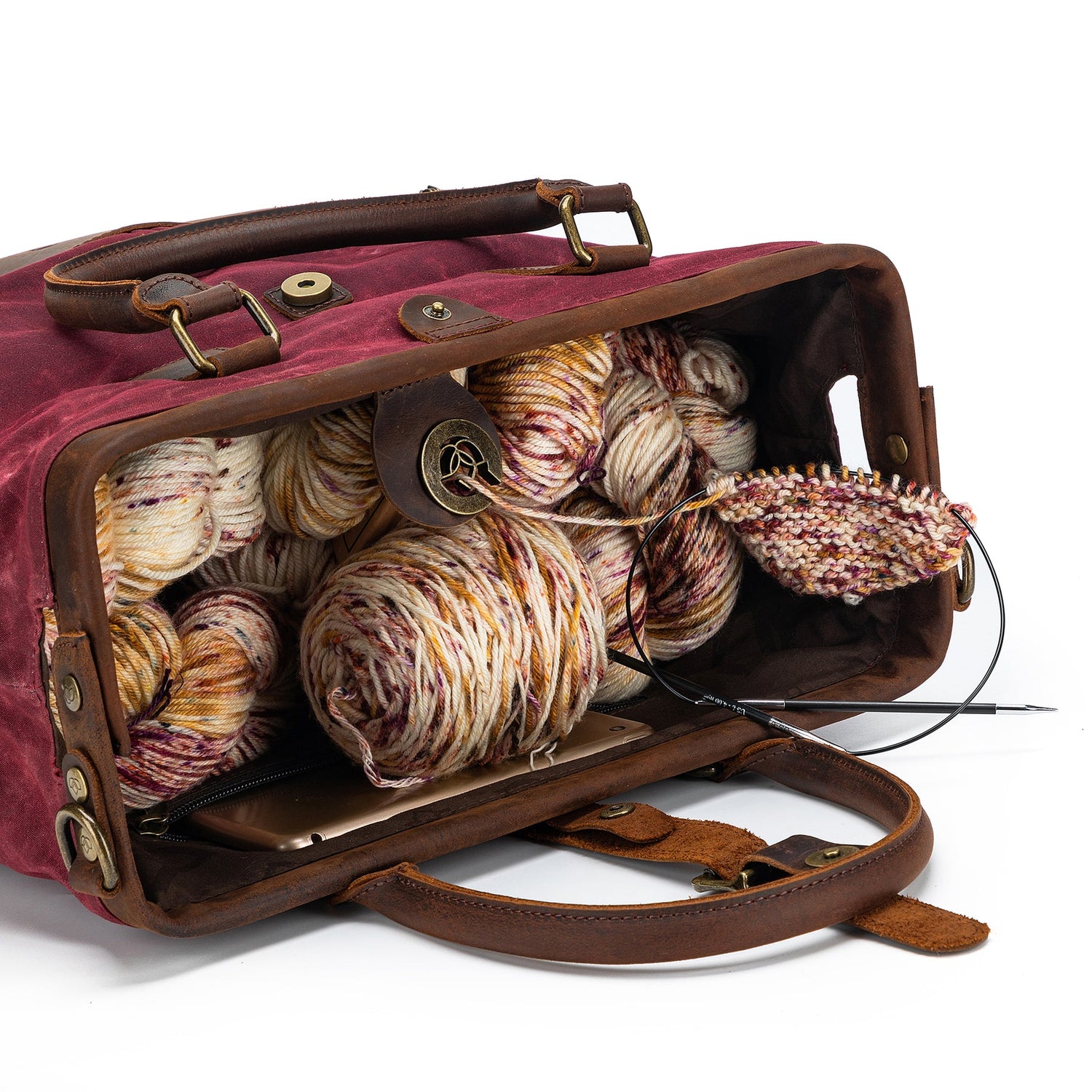 Maker's Canvas Satchel | Red