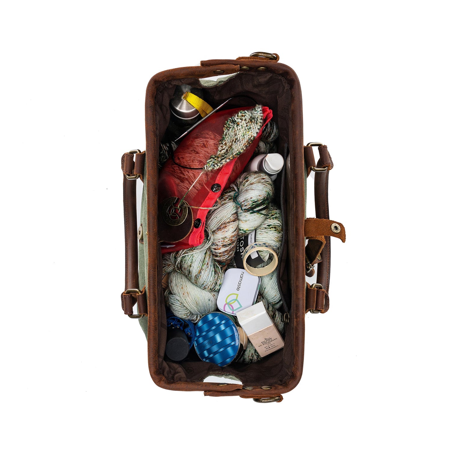 Maker's Canvas Satchel | Red