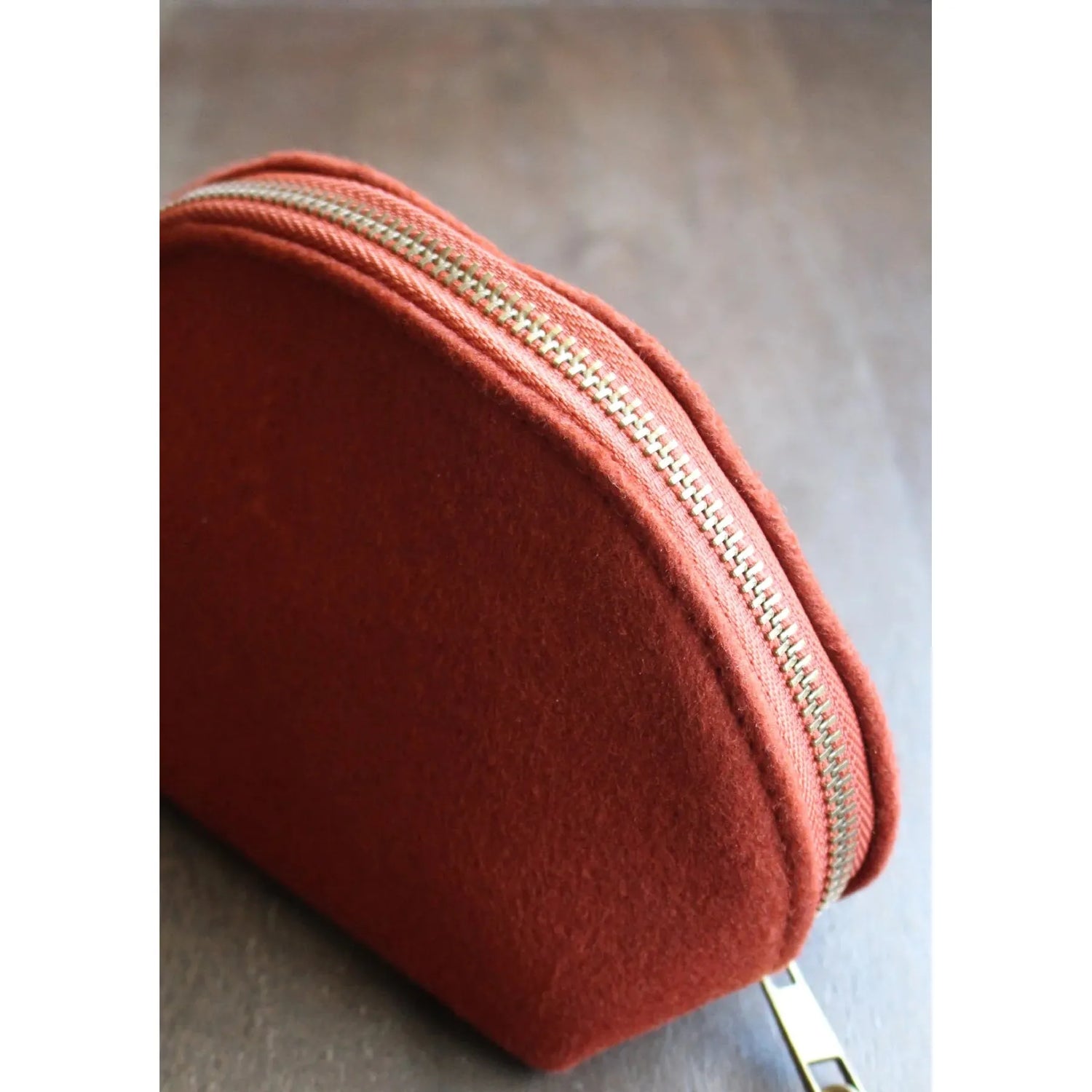 Woolen Zippered Notions Pouch