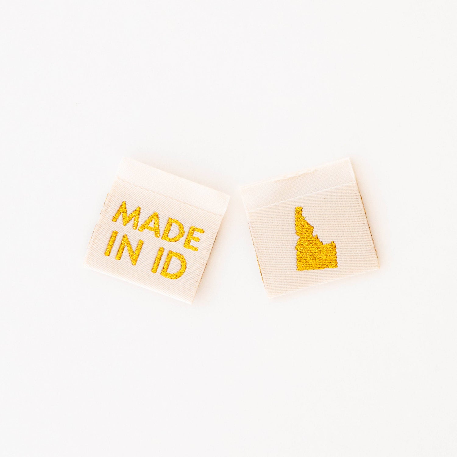 Made in New Hampshire Gold Woven Labels