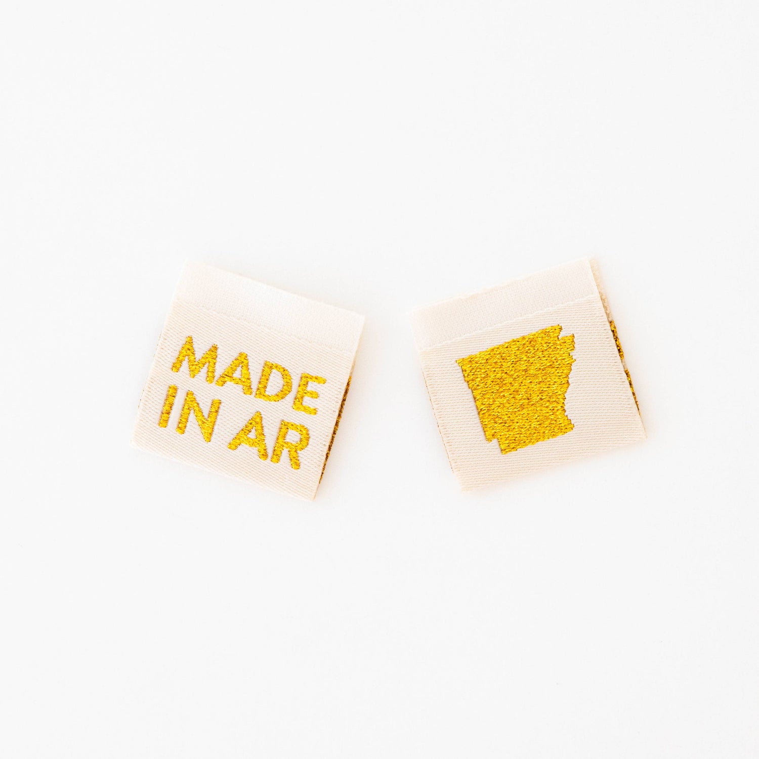 Made in New Hampshire Gold Woven Labels