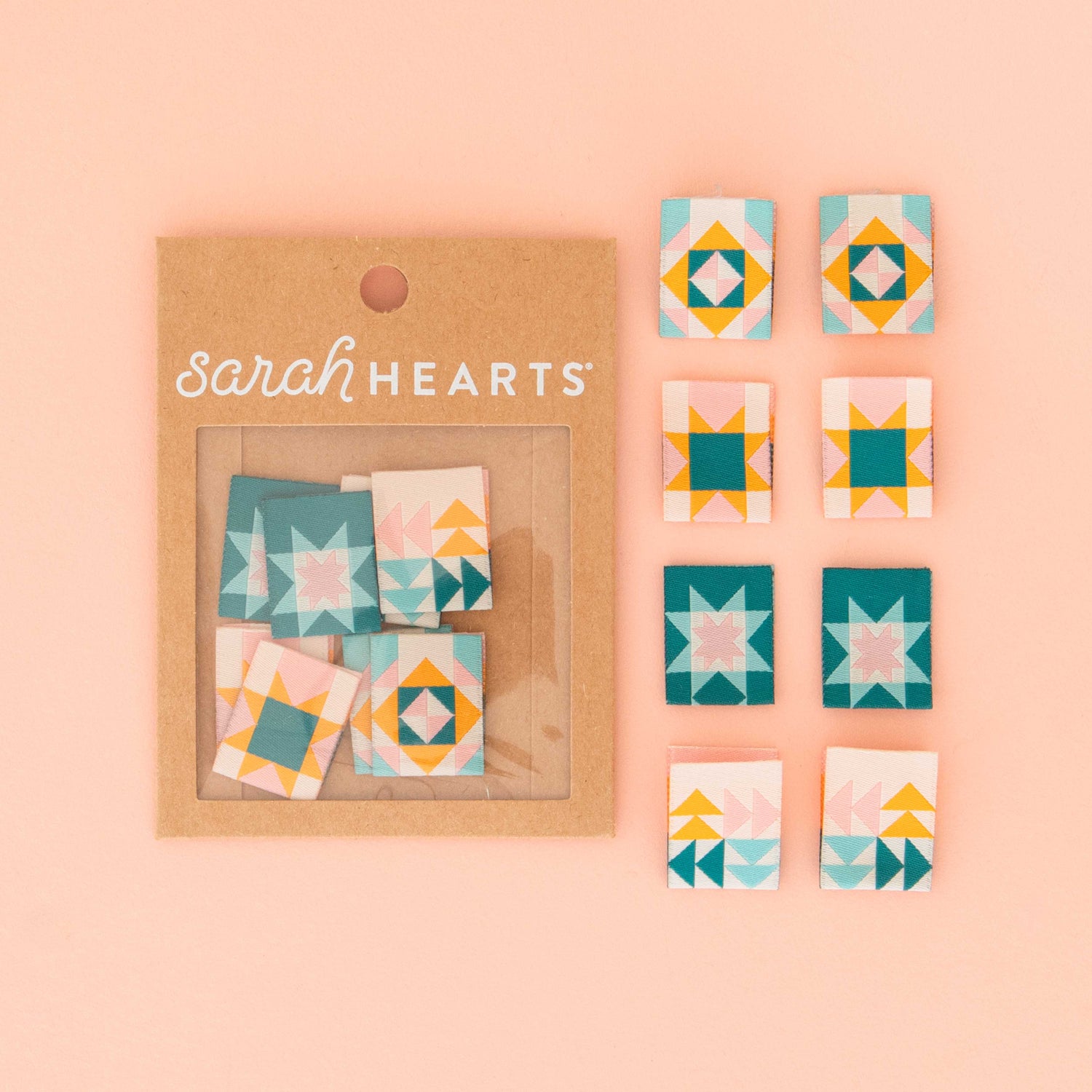 Quilt Block Multipack Woven Labels