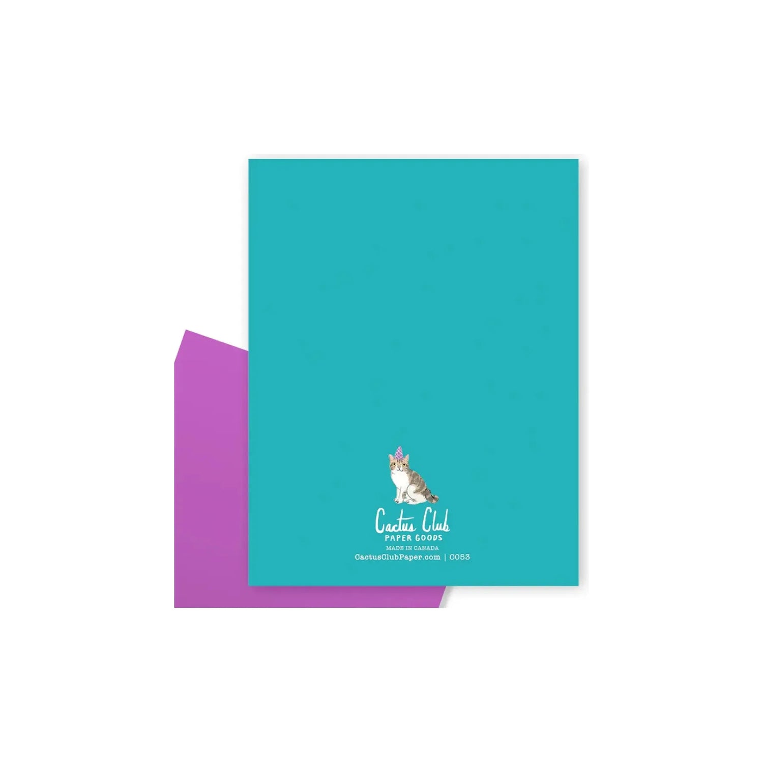Blank Greeting Card | Birthday Cats