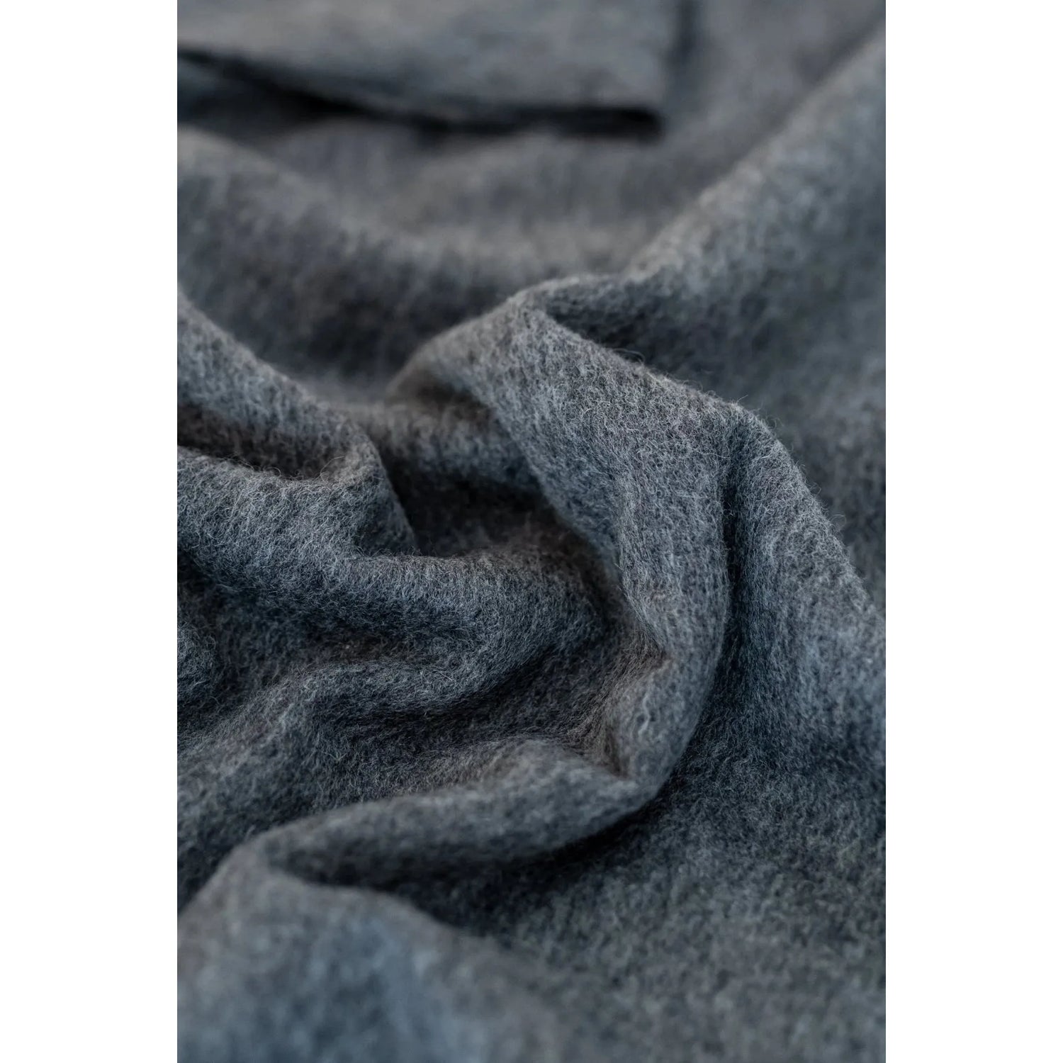 Lambswool Blanket | Charcoal Melange