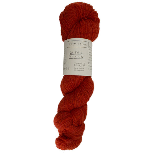 Le Petit Lambswool | Orange Red