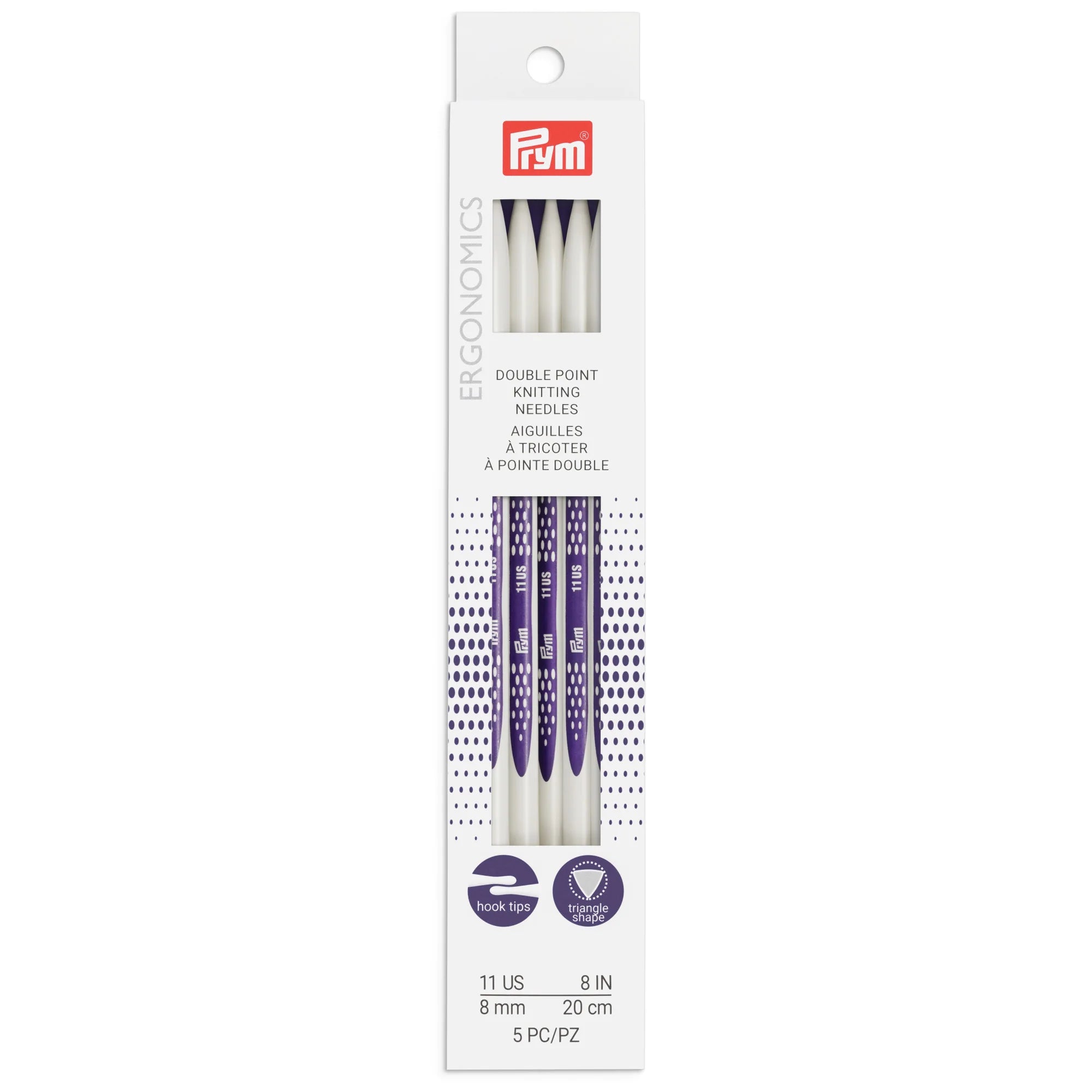 Prym Ergonomics 8" Double Pointed Needles