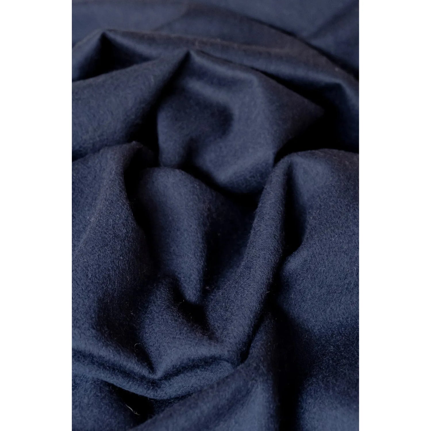 Small Lambswool Blanket | Navy