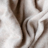 Small Lambswool Blanket | Oatmeal Melange