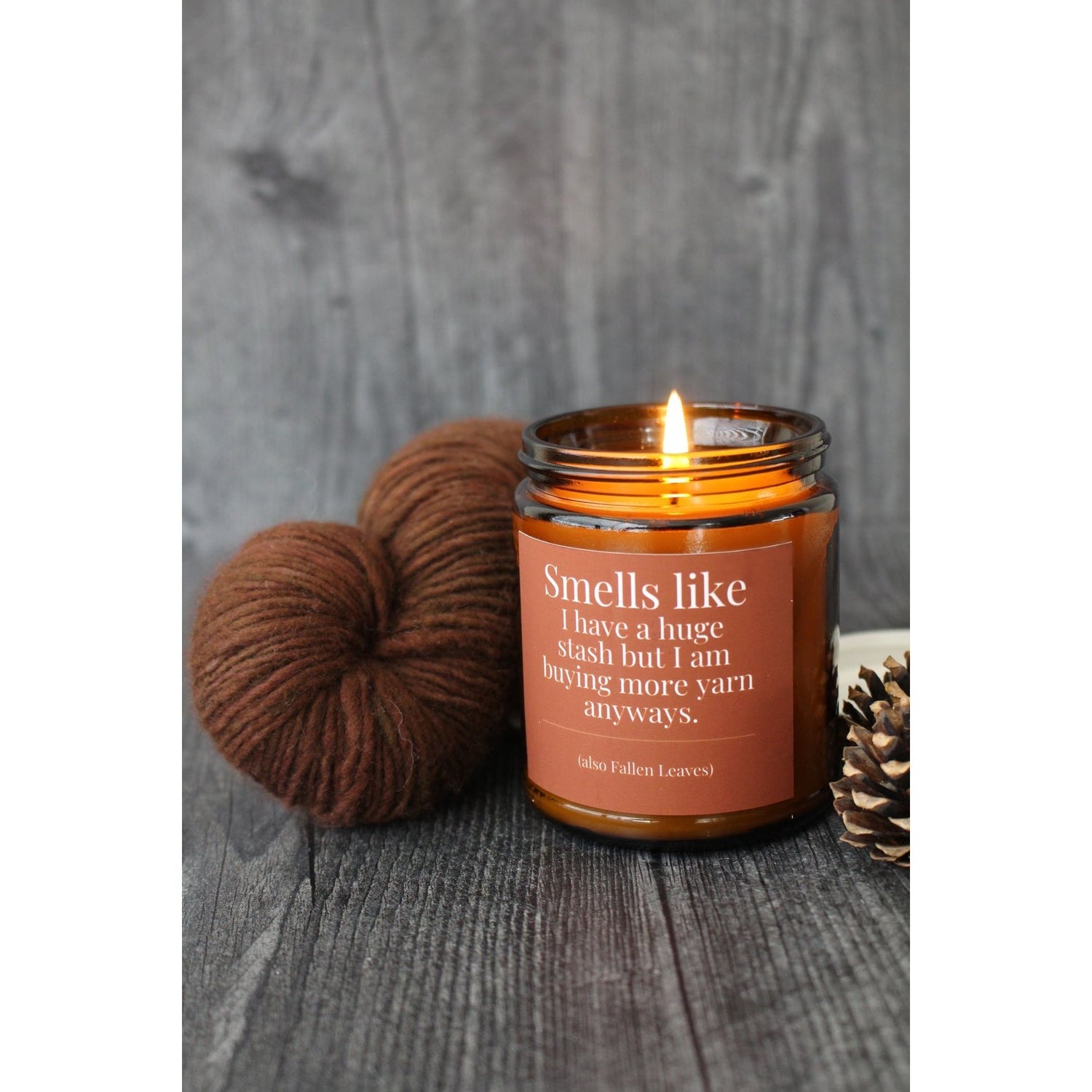 Hand-poured Coconut Soy Wax Candles for Knitters