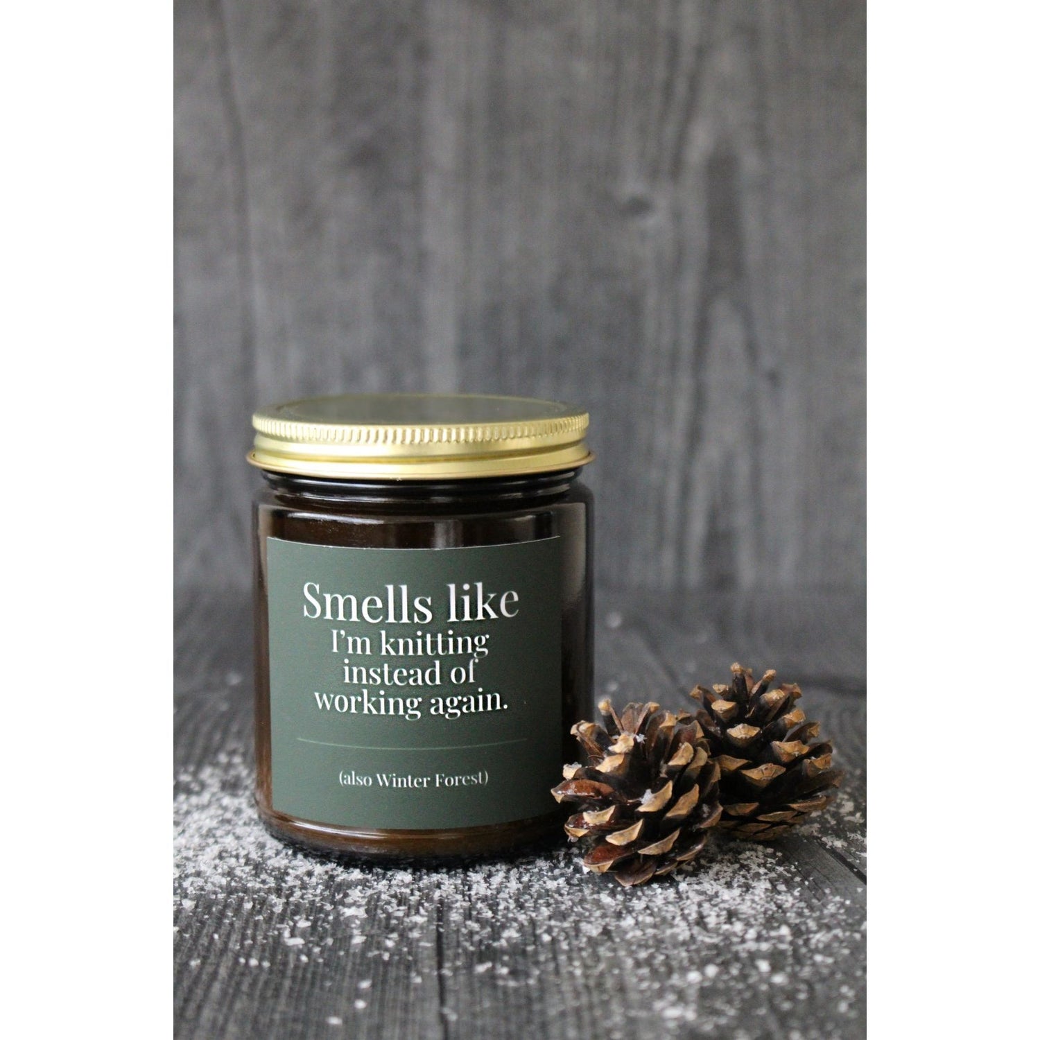 Hand-poured Coconut Soy Wax Candles for Knitters