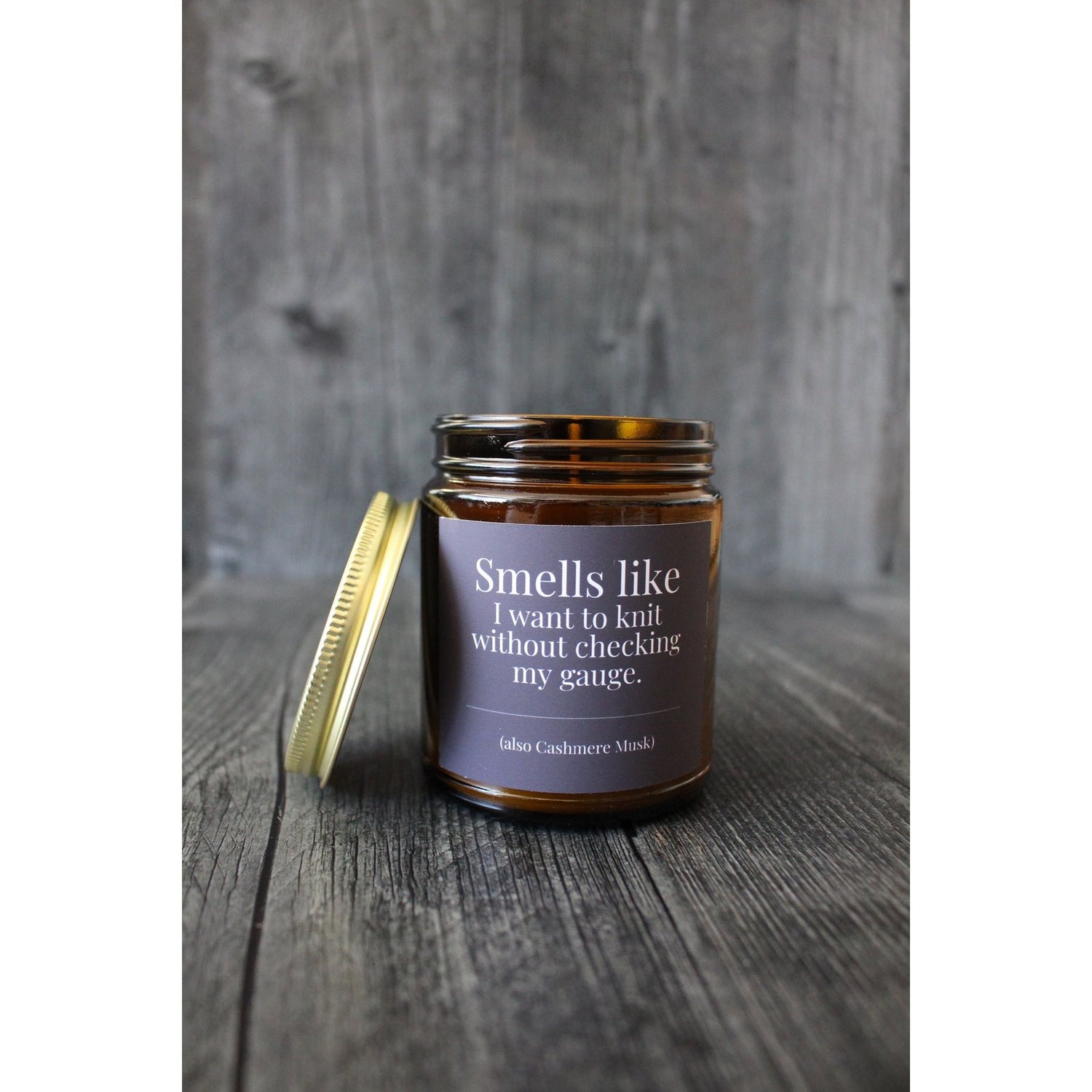 Hand-poured Coconut Soy Wax Candles for Knitters