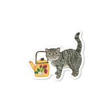 Teapot Cat Sticker