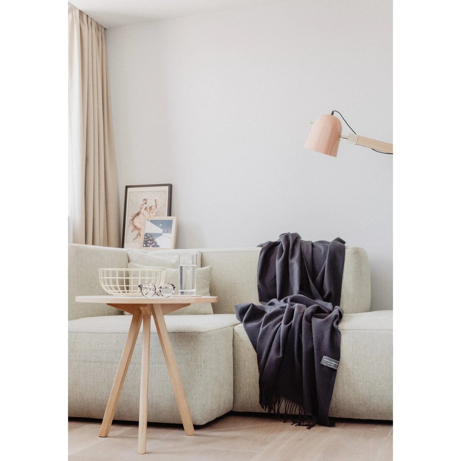Lambswool Blanket | Black