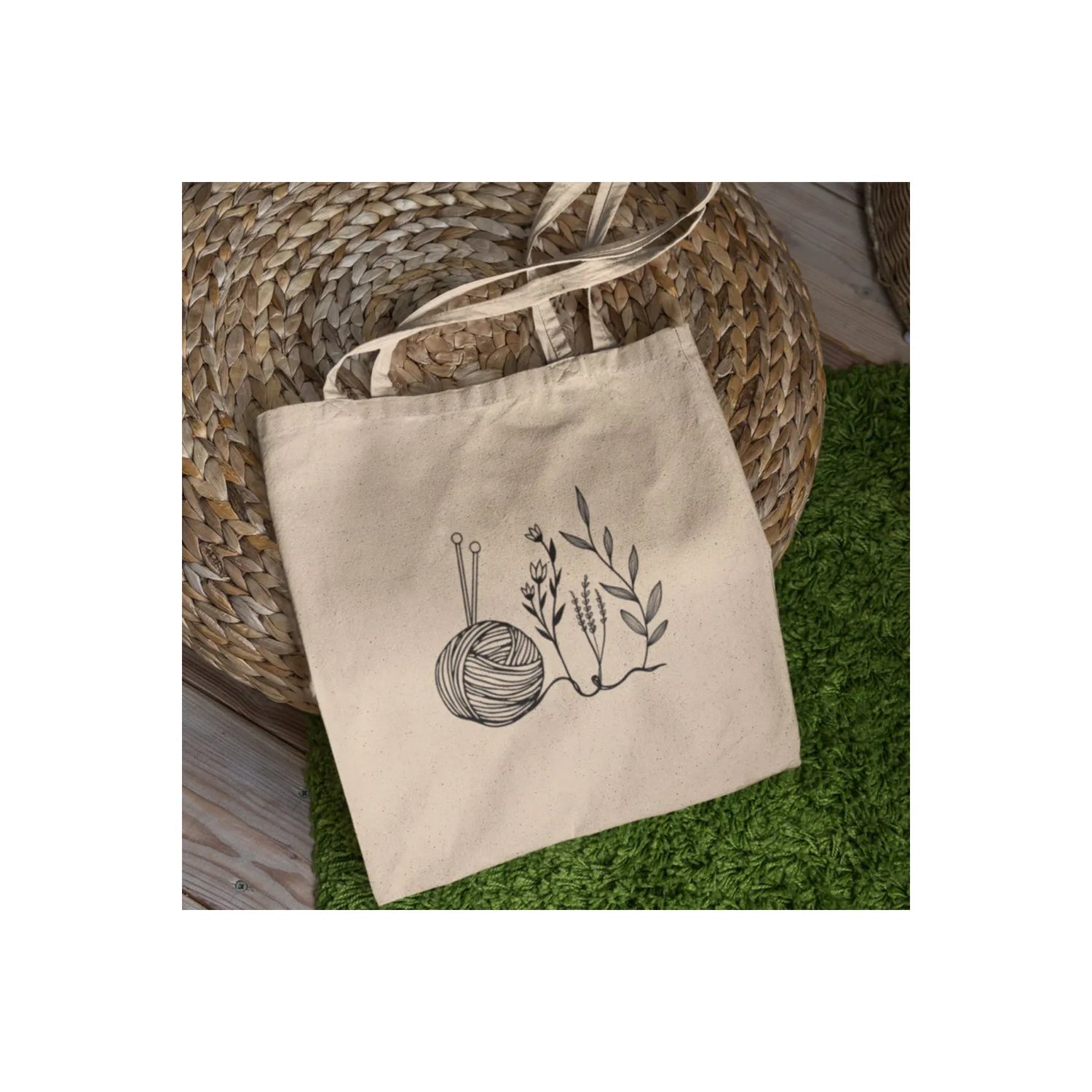 Yarn Garden Tote Bag