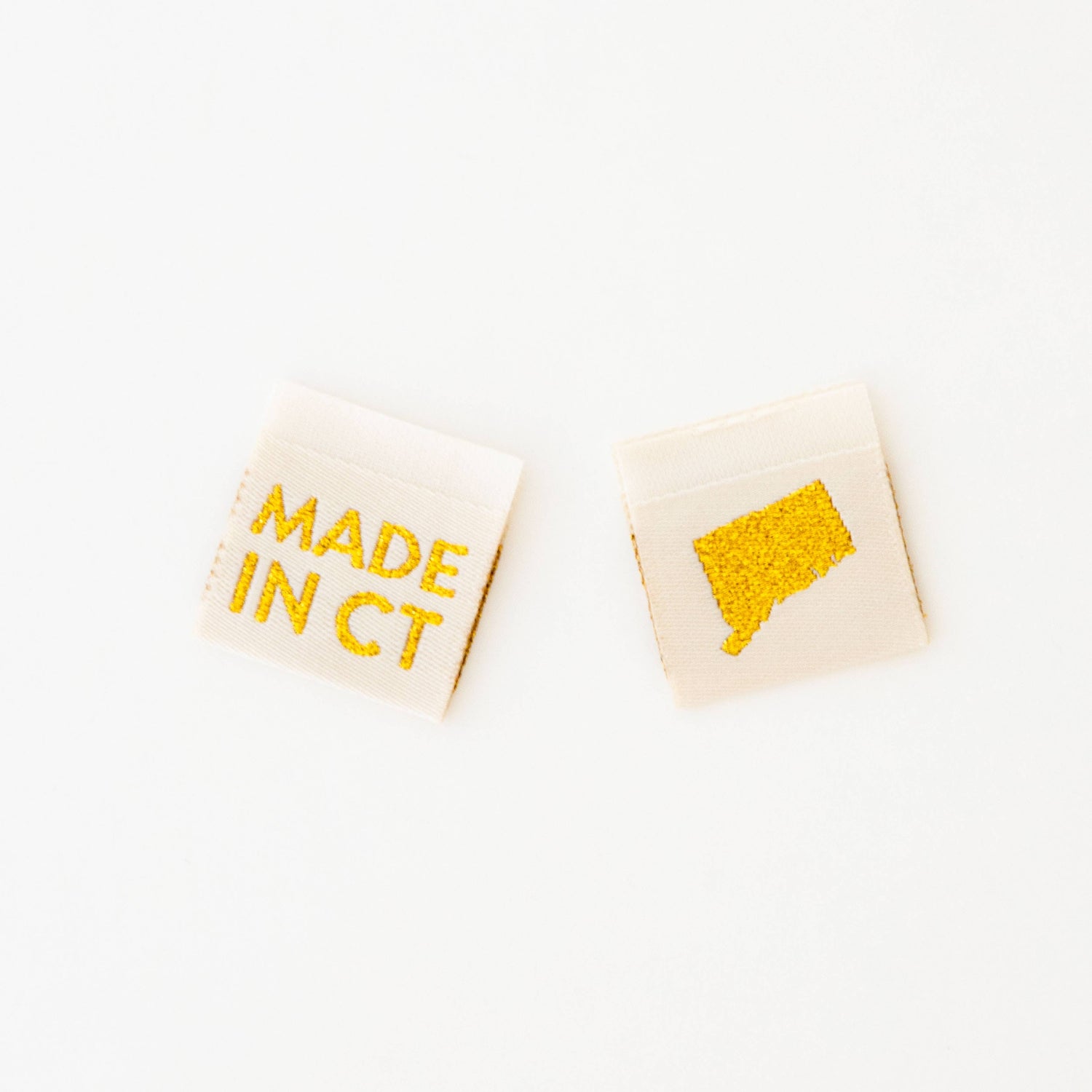 Made in New Hampshire Gold Woven Labels